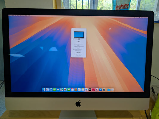 27-inch Apple iMac Retina 5K (2020) – i9, 128GB RAM, 1TB SSD